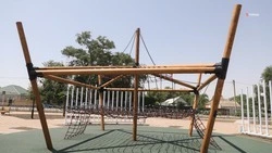 Новый парк открыли в селе Туркменского округа 