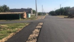 Дорогу в ауле Туркменского округа обновили по госпрограмме