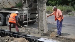 Ремонт объездной дороги проходит в Туркменском округе
